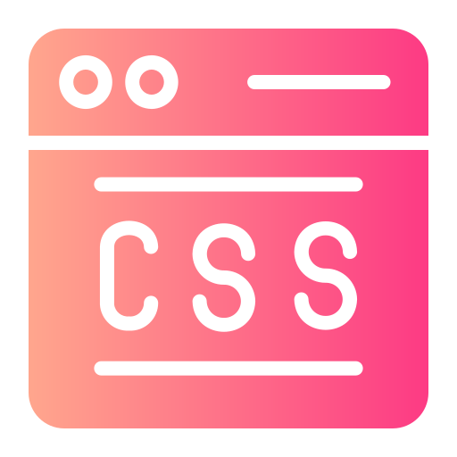 css Generic gradient fill Ícone