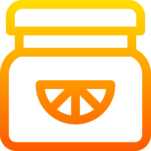 vitamin c Basic Gradient Lineal color icon