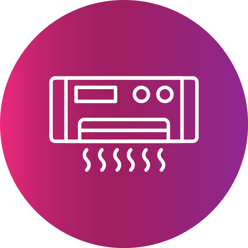 Air conditioning Generic gradient fill icon