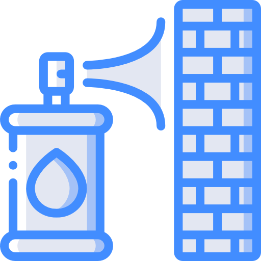 Spray paint Basic Miscellany Blue icon