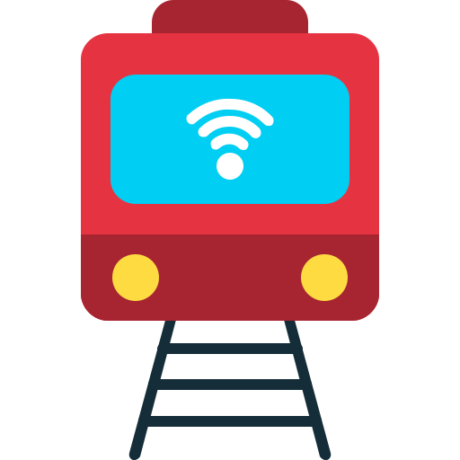 Train Generic color fill icon