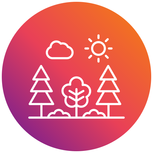 Forest Generic gradient fill icon