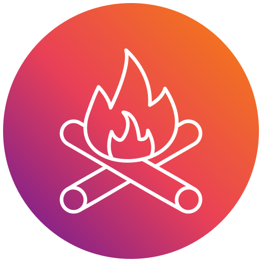 Bonfire Generic gradient fill icon