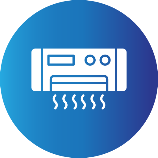 Air conditioner Generic gradient fill icon