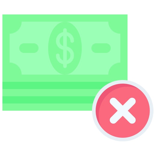 No money Generic color fill icon