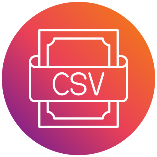 csv Generic gradient fill иконка