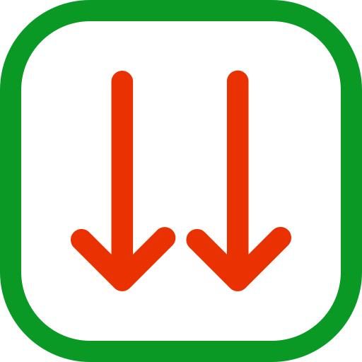 Down arrow Generic color outline icon