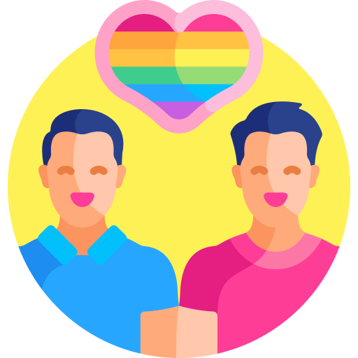 Gay Detailed Flat Circular Flat icon