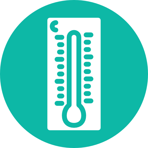 Thermometer Berkahicon Circular icon