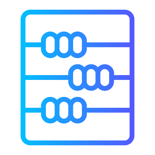 abaco Generic gradient outline icona