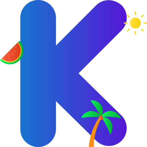 buchstabe k Generic gradient outline icon