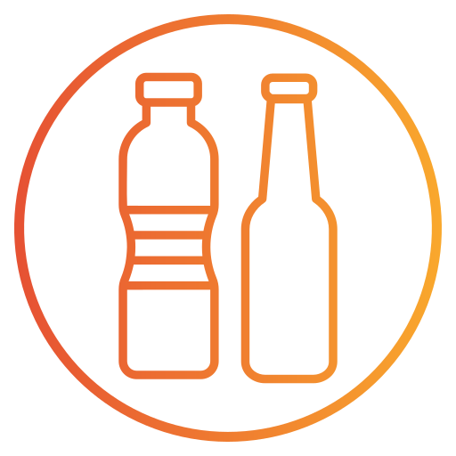 Bottle Generic gradient outline icon