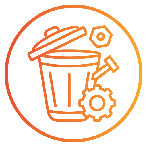 Waste Generic gradient outline icon