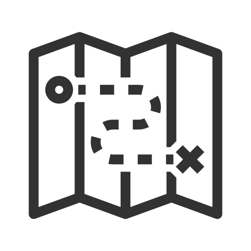 mapa Generic outline ikona