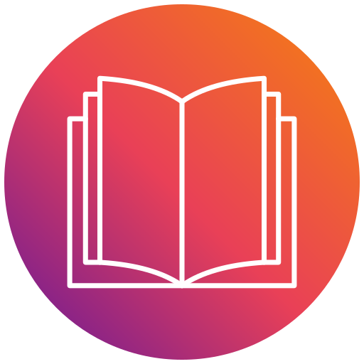 Book Generic gradient fill icon