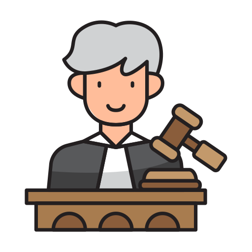 Judge Generic color lineal-color icon