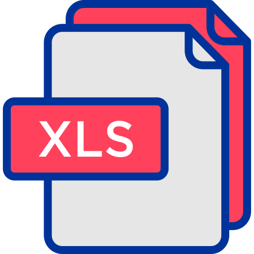 xls Generic color lineal-color Icône