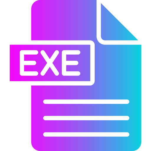 exe Generic gradient fill icon