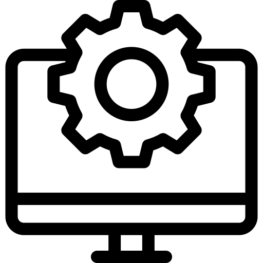 software Generic black outline icon