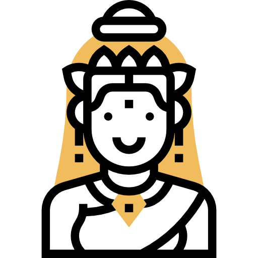 여신 Meticulous Yellow shadow icon