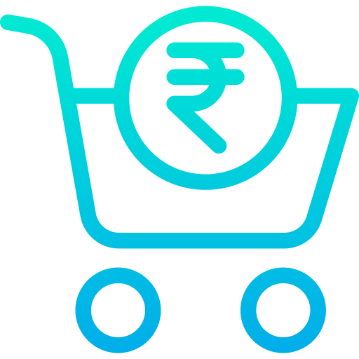 Shopping cart Kiranshastry Gradient icon