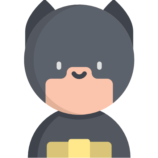 バットマン Kawaii Flat icon