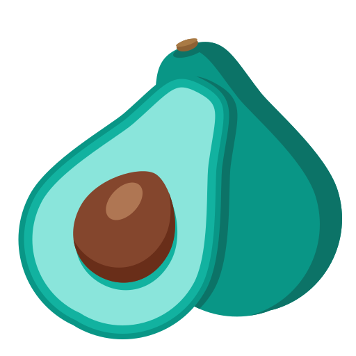 Avocado Generic color fill icon