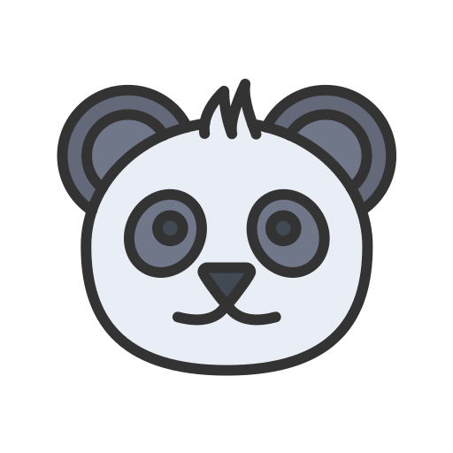 panda Generic color lineal-color ikona