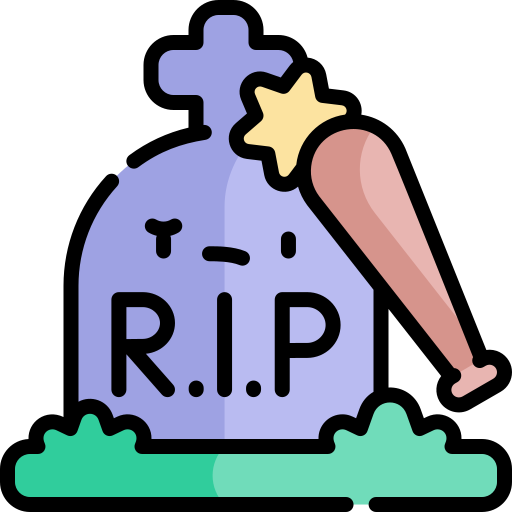 Tomb Kawaii Lineal color icon