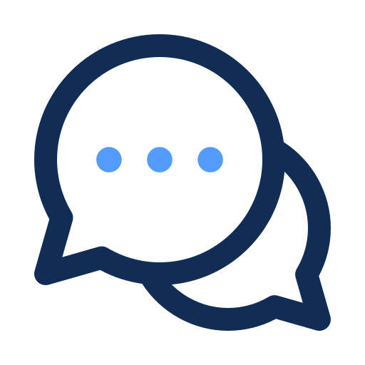 Chat bubble Generic color outline icon