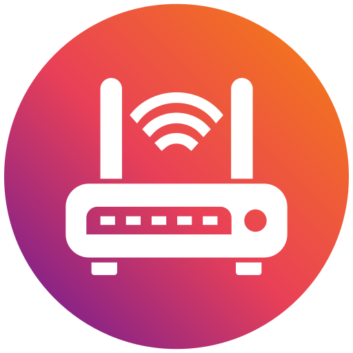 router Generic gradient fill icon