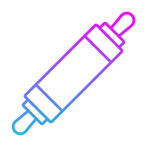 국수 방망이 Generic gradient outline icon