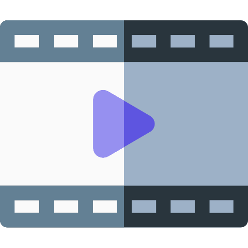 film Basic Rounded Flat icon