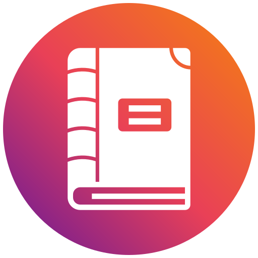 Book Generic gradient fill icon