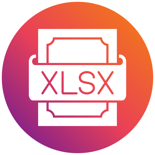 xlsx Generic gradient fill icon