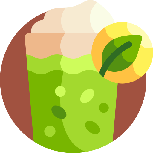 Matcha latte Detailed Flat Circular Flat icon