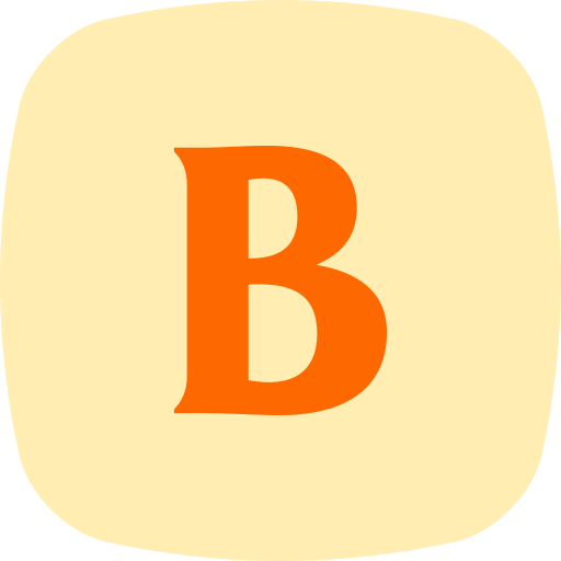 buchstabe b Generic color fill icon