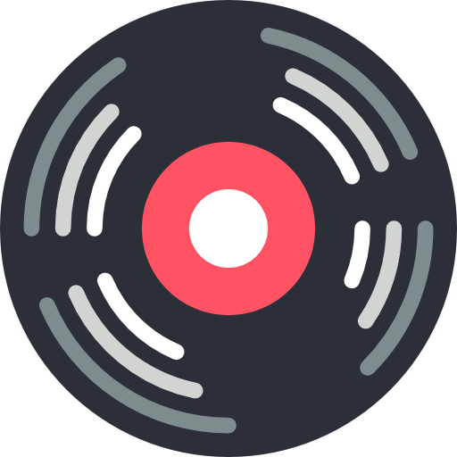 vinyl Basic Miscellany Flat icon