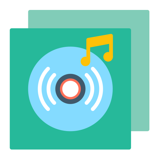 Music album Generic color fill icon