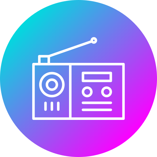 radio Generic gradient fill icon