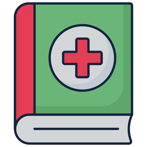 Medical book Generic color lineal-color icon