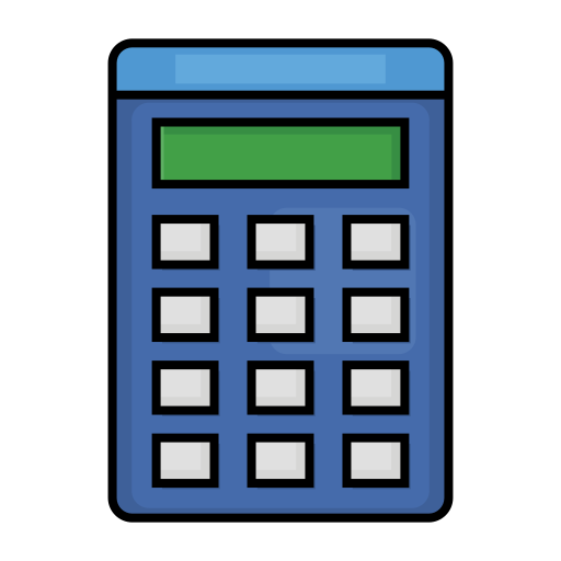 calcolatrice Generic color lineal-color icona