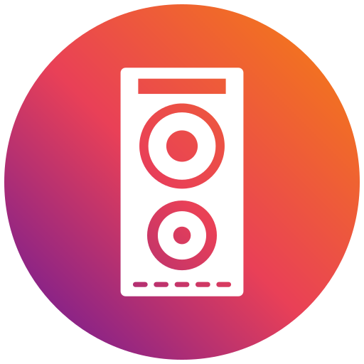 Speaker Generic gradient fill icon