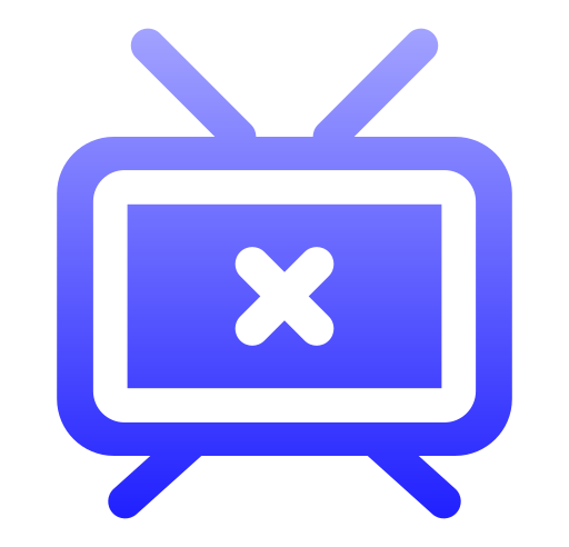 Television Generic gradient fill icon