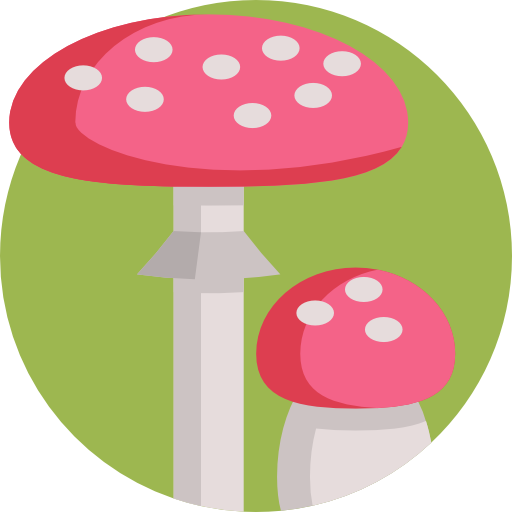 Mushroom Detailed Flat Circular Flat icon