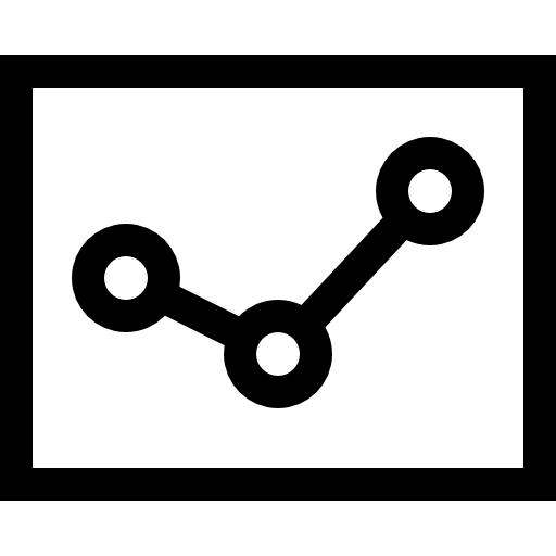 diagramm Basic Straight Lineal icon