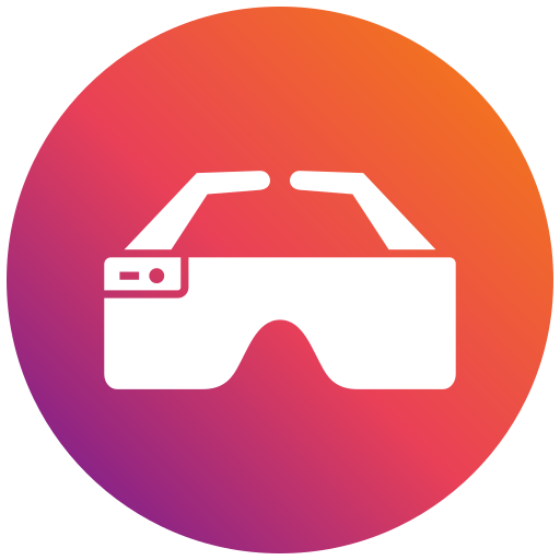 Smart glasses Generic gradient fill icon