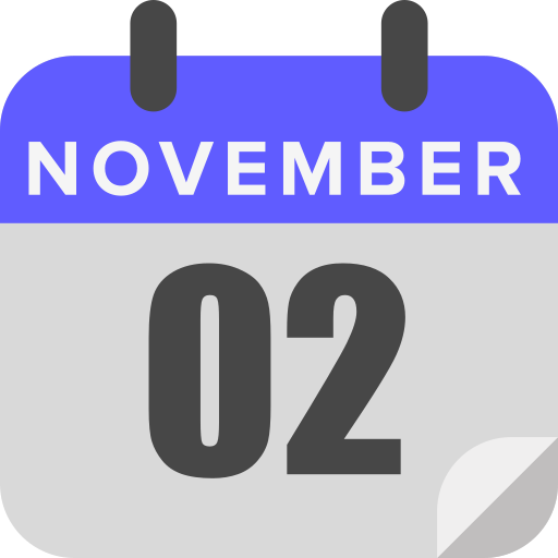 november Generic color fill icon