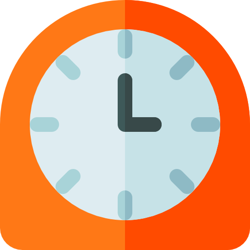 Clock Basic Rounded Flat icon