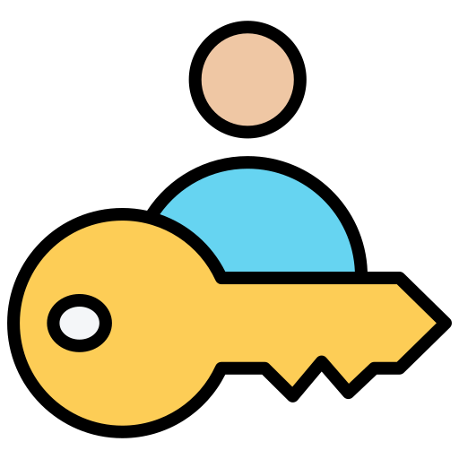 Key person Generic color lineal-color icon